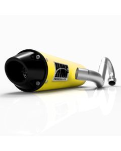 HMF Muffler Can-Am Outlander 1000 13-24 Sunburst Yellow Performance Full System Exhaust Black Euro End Cap