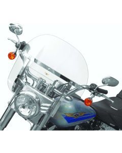 National Cycle Clear SwitchBlade Chopped Quick Release Windshield With Mount Kit, Straight Forks