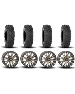 System 3 SB-4 Beadlock Bronze 15" Wheels And XC450 Tires [35x10R-15]