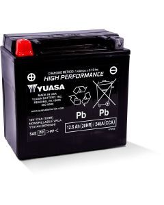 Yuasa Maintenance Free YTX14H 12 Volt Battery YUAM7RH4H