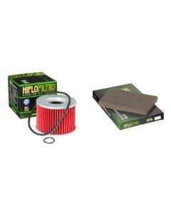 Oil and Air Filter Kit KAWASAKI EX250 K8F,K9F,KAF,KBF,KCF EX250R Ninja 08-12