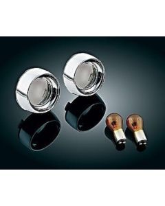 Kuryakyn Deep Dish Bezels with Lenses 2270