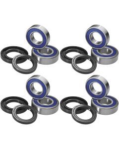 QUADBOSS Front & Rear Wheel Bearing Kits for Polaris Sportsman 850 SP 2015-2016