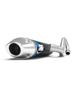 HMF Racing Black Competition MX System Exhaust for Suzuki LT-R 450 06-09 End Cap- Euro-Polished