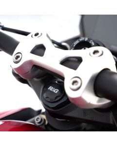 R&G Racing Black Top Yoke Cap For 2015-2020 Kawasaki Ninja H2 ZX1000