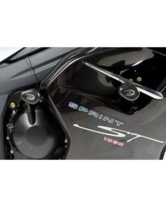 R&G Racing Black Aero Style Crash Protection Bobbins For 2011-2012 Triumph Sprint GT