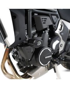 R&G Racing Black Aero Style Crash Protection Bobbins For 2023-2024 CF-Moto 700CL-X Adventure
