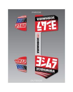 Yoshimura RS-12 Decal Sticker Set 4pcs RS12-NB005R