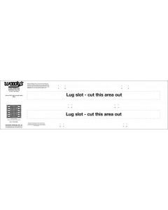 Woodys Stud Template Titan 2 Ply Tracks