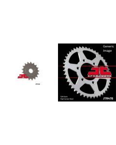 Front & Rear Sprocket Kit for Street KAWASAKI ZX750N Ninja ZX-7RR 1996-1997