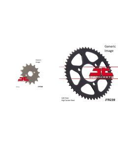 Front and Rear Steel Sprocket Kit for OffRoad HONDA XR200R 1986-2003