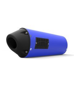 HMF Muffler Yamaha YFZ 450R-X 09-25 Candy Blue Performance Slip On Exhaust Blackout Euro End Cap Side Mount