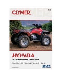 CLYMER M205 REPAIR MANUAL 1998-2004 Honda Foreman TRX450 4x4