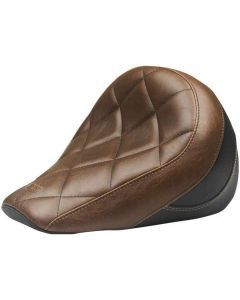 Mustang Standard Touring Solo Seat Black And Brown For Indian Scout Bobber 2018-2021 76843