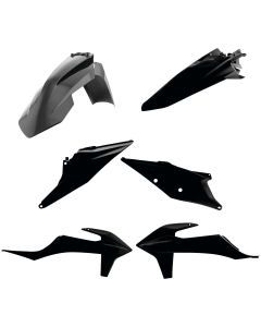 Acerbis Black Standard Plastic Kit for KTM - 2726500001