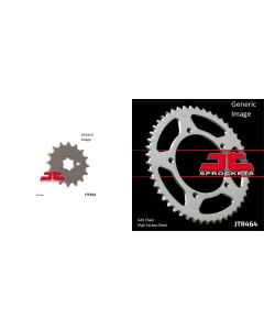 JT SPROCKETS Front and Rear Steel Sprocket Kit for OffRoad SUZUKI RM60 2003-2004