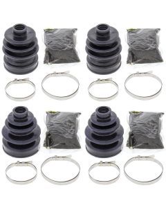 Complete Front Inner & Outer CV Boot Repair Kit LT-F400F 4WD King Quad 08-12