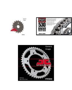 530 BMXR Chain Natural, Front & Rear Sprocket Kit For Suzuki GSX-R1000 2001-2006