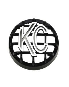 KC HiLiTES 4" Rally 400 - Stone Guard - ABS Plastic - Black / White KC Logo