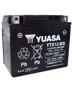 Yuasa Maintenance Free YTX12BS 12 Volt Battery YUAM3RH2STWN