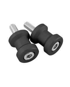 Spool Kit For Suzuki GSX-R1100W 1995-1998 8mm Plastic Over Heavy-Duty Aluminum Black