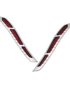 Kuryakyn LED Rear Fender Chrome Strip Lights 2898