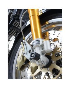 R&G Racing Black Fork Protectors For 2024-2025 Norton Commando 961 Sport