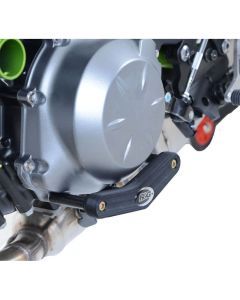 R&G Racing Black Engine Case Sliders LHS For 2019-2024 Kawasaki Z650 ER650