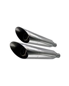 GPR Slash Inox Double Slip-on Exhaust For Harley-Davidson Sportster 883 2010-2018