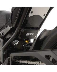 R&G Racing Black Footrest Delete Blanking Plates For 2022-2023 Yamaha XSR900