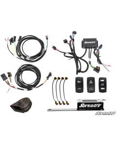 SuperATV Polaris RZR 900 2015-2018 Toggle Plug & Play Turn Signal Kit Deluxe Plug and Play TSK-P-RZR1K-004
