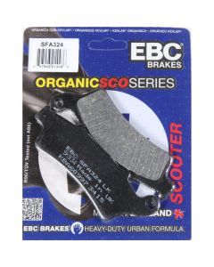 EBC 1 Pair Premium SFA Organic OE Replacement Brake Pads MPN SFA324