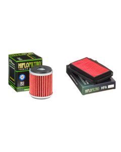 HIFLO FILTRO Oil and Air Filter Kit for YAMAHA YZF-R125 5D7 15-16
