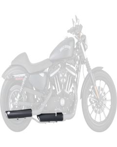 Vance & Hines Twin Slash 3in 2-2 Slip-On Exhaust Black 46361