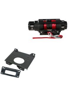 Viper 6000lbs V3 Winch Red Rope With Mount For Polaris RZR Trail 570 2015-2021