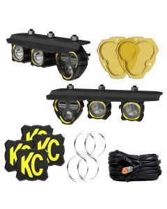 KC HiLiTES FLEX ERA SAE Fog Pocket Kit - 2021-Current Ford Bronco 97168