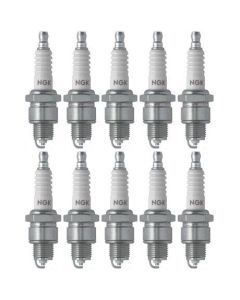 Set of 10 NGK Standard Spark Plugs for Suzuki RV90 1977-1973 Engine 90cc