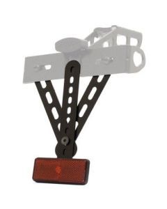 R&G Racing Black Reflector Extender Kit For 2013-2018 Aprilia Caponord 1200