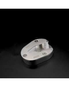 R&G Racing Silver Kickstand Shoe For 2021-2023 Triumph Tiger 900 GT Low