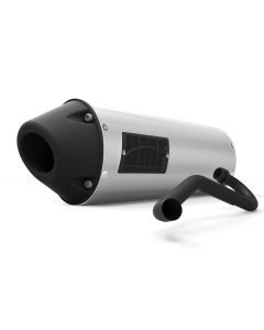HMF Muffler Honda TRX 450R 06-14 Brushed Performance MX Full System Exhaust Blackout Euro End Cap Side Mount