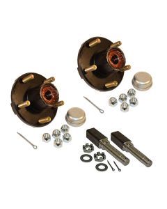 PRE-GREASED AXLE KIT - 3500# - 5 ON 4.5