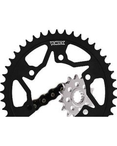 Vortex CK5164 520 Conv Steel Chain & Sprocket Kit GSXR1000 07-08 (-1 front)