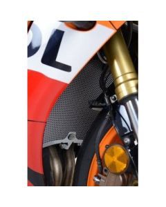 R&G Racing Black Aluminum Radiator Guard For 2013-2016 Honda CBR600RR RAD0146BK