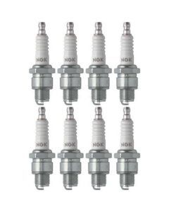 Set of 8 NGK Standard Spark Plugs for Suzuki TS125 1975-1971 Engine 125cc