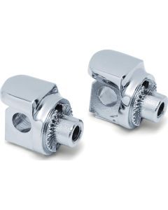 Kuryakyn Non-Pivot Splined Peg Adaptors Chrome