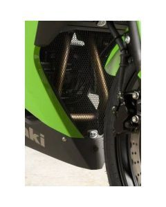 R&G Racing Black Downpipe Grill For 2013-2017 Kawasaki Ninja 250