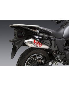 Yoshimura RS2 Stainless Race Slip-On Exhaust with Stainless End Cap For Kawasaki KLR650 2022