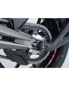 R&G Racing Black Swingarm Protectors For 2013-2018 Aprilia Caponord 1200