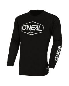 Motocross Jersey 242 O'Neal Element Hexx Black / White Motocross Jersey