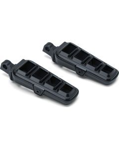 Kuryakyn Dillinger Footpegs With Male Mount Adaptor Satin Black